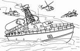 Barca Colorare Disegni Missile sketch template