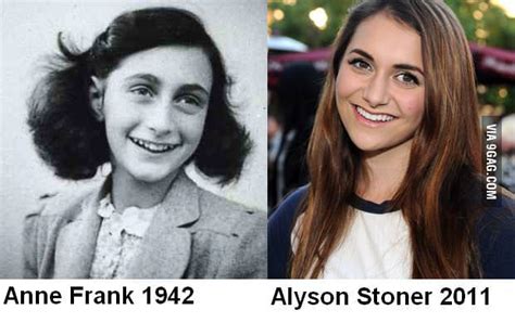 anne frank  alyson stoner  alike      gag