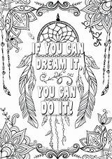 Coloring Pages Quote Printable Getdrawings Inspirational Quotes sketch template