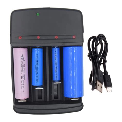 li ion battery intelligent usb independent charging portable lithium battery charger