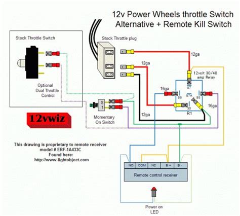 power wheels electrical schematic
