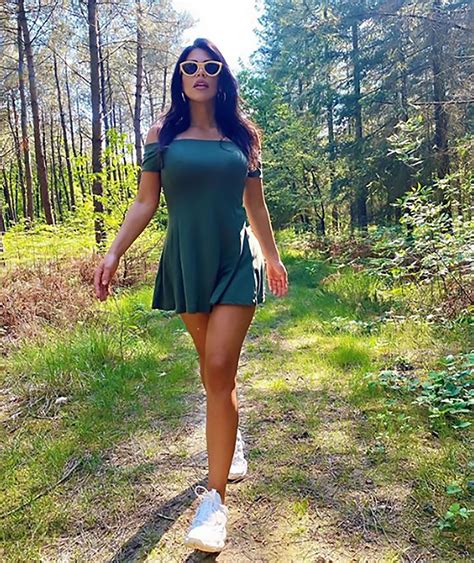 Sexy Singer Struts Through Woods In Tight Mini Dress