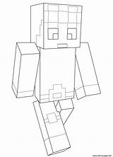 Dantdm Coloring Pages Minecraft Printable Color sketch template