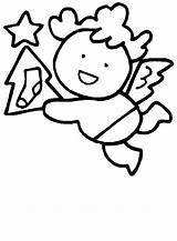Angels Coloring Printable Pages Popular sketch template
