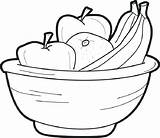 Fruit Bowl Basket Coloring Pages Drawing Fruits Kids Printable Drawings Food Draw Easy Bowls Step Still Life Colors Vegetables Getdrawings sketch template