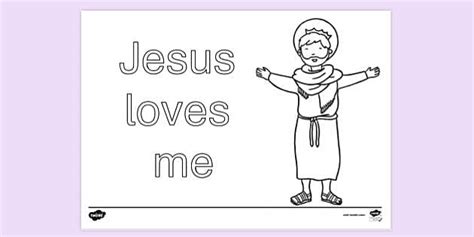 colouring page  jesus loves  colouring sheets