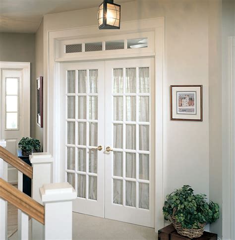 french doors interior frosted glass  ideal material