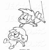 Trapeze Coloring Pages Print Kids Color Cartoon sketch template