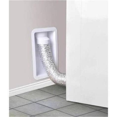 Recessed Dryer Vent Box Installation If You Can Back Right Up To The