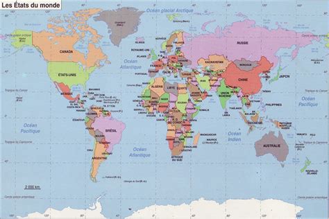 carte du monde avec les pays de lotan page