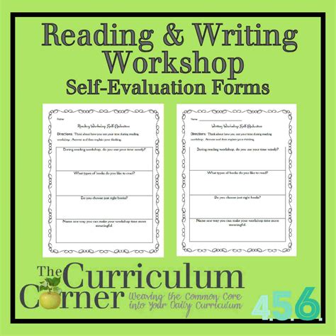reading writing workshop  evaluation forms  curriculum