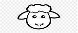 Sheep Face Coloring Icon Clip Animals Medium Size Clipart sketch template