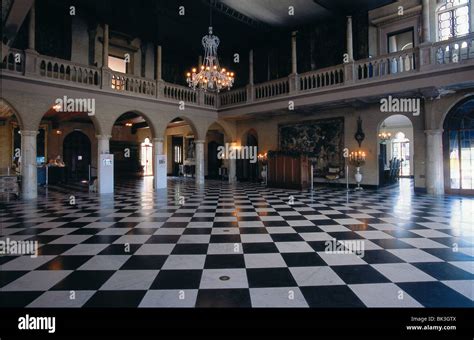 ca dzan ringling mansion ballroom sarasota florida villa built  stock photo royalty