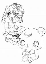 Coloring Pages Pet Jewelpet Printable Kids Inspiration Entitlementtrap Published May sketch template