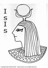 Isis Colorear Kleurplaat Egipto Colorare Malvorlage Egipcia Kleurplaten Schulbilder Grote Schoolplaten Educima sketch template