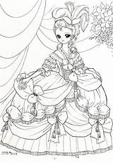 Coloring Pages Book Japanese Cute Adult Shoujo Kleurplaten Princess Printable Mia Colouring Kawaii Books Shojo Anime Zentangle Clip Kids Picasa sketch template