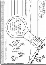 Bottle Message Puzzle Fishing Coloring Handout Below Please Print Click Template Benscoloringpages sketch template