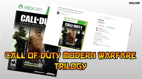 Call Of Duty Modern Warfare Trilogy Youtube