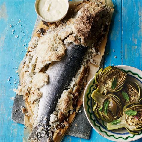 Sea Bass Baked In Salt Dinner Recipes Woman And Home