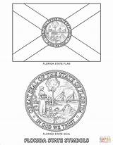 Florida State Coloring Symbols Pages Printable Categories sketch template