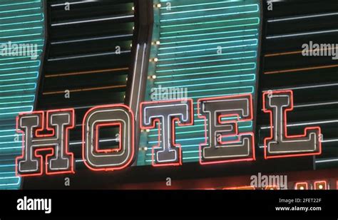 Vintage Hotel Sign Stock Videos And Footage Hd And 4k Video Clips Alamy