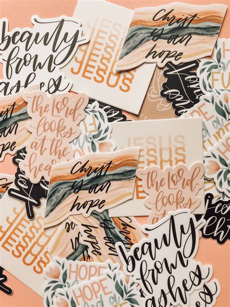 christian stickers christian stickers faith stickers christian