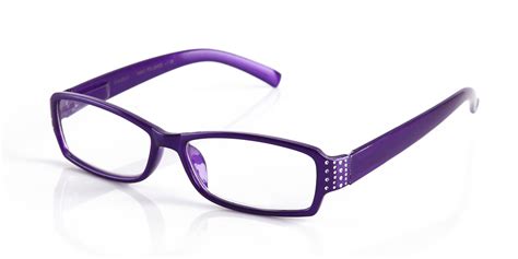 Purple Elegant Reading Glasses Two Toned Frame Readers Various