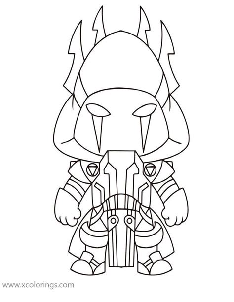 fortnite coloring page  ice king xcoloringscom