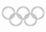 Coloring Olympic Rings Olympische Visit sketch template