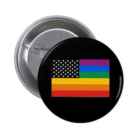 Gay Pride Flag Buttons Zazzle