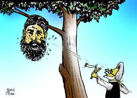 ramdev development by aswini abani politics cartoon toonpool