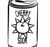 Soda Coloring Pages Comments sketch template