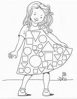 Figuras Geometricas Para Worksheets Preschool Kindergarten Preescolar Shapes Niños Okul Matemáticas Girl Con Activities Montesori Fichas Clases Educativas Actividades Manualidades sketch template