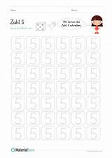 Schreiben Zahlen Zahl Lernen Vorschule übungen Arbeitsblätter Ausdrucken Materialguru sketch template