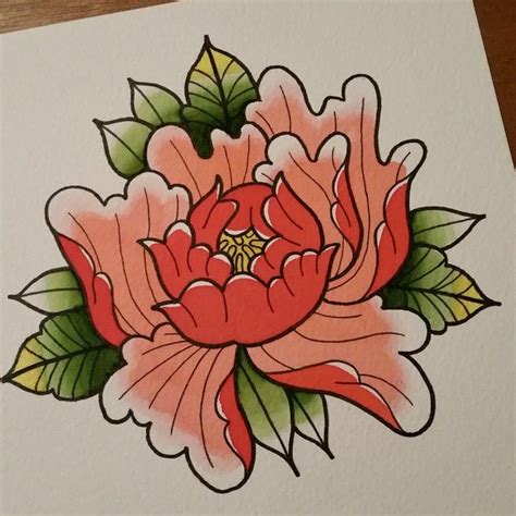 35 besten japanese peony flower tattoo bilder auf pinterest