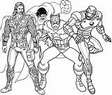 Coloring Superhero Pages Avengers Kids sketch template