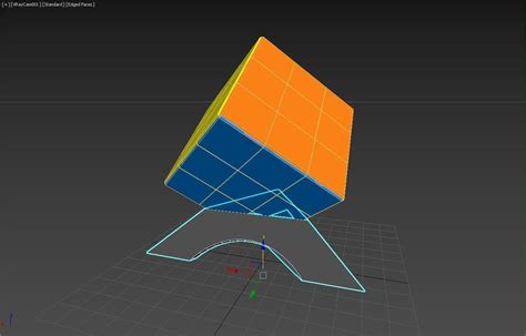 printable model rubiks cube stand cgtrader