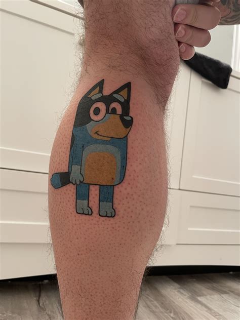 finally   bandit tattoo today rbluey