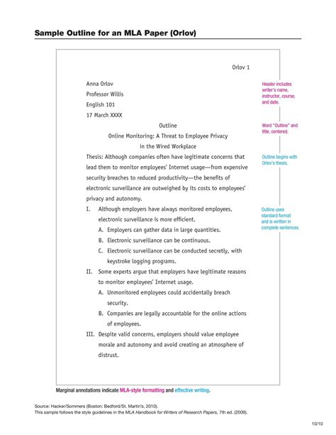 table  contents research paper format   thesis