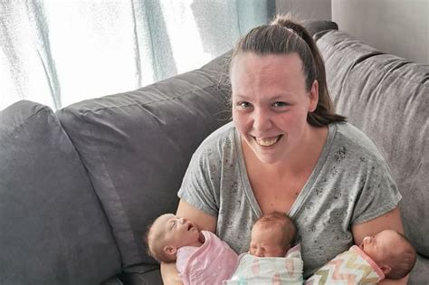 couple defy 200million to one odds to have miracle triplets at good