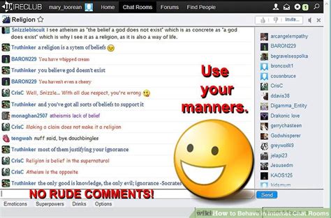 How To Behave In Internet Chat Rooms 11 Steps With Pictures