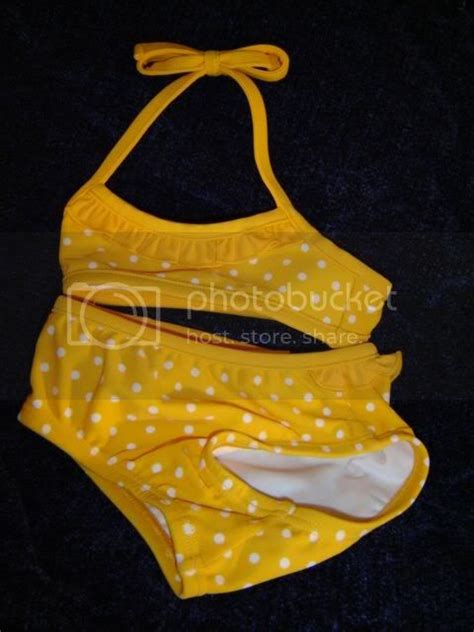 itsy bitsy tiny winy yellow polka dot bikini photo by lozerzrul2725