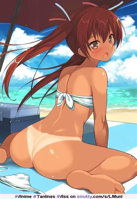 Anime Tanlines Ass Bikini