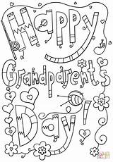 Grandparents Coloring Pages Happy Grandpa Printable Crafts Doodle Max Cards Print Preschool Lucado Sheets Kids Special Craft Color Grandparent Template sketch template