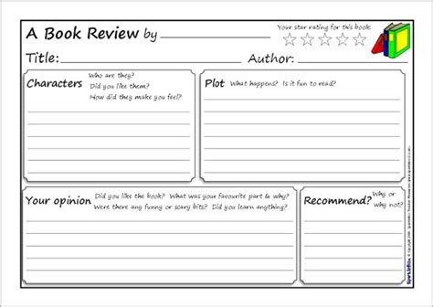 book review writing frame sb writing  book review book