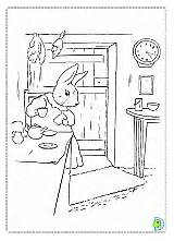 Coloring Dinokids Rabbit Peter sketch template