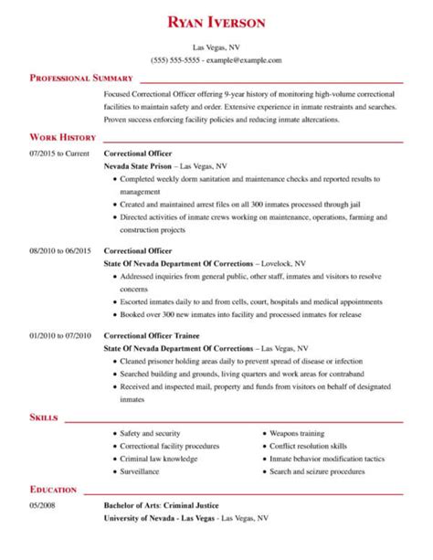 professional law enforcement resume examples livecareer