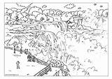 Falls Niagara Colouring Pages Usa Become Member Log Village Activity Explore Activityvillage sketch template