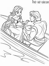 Rapunzel Flynn Tangled Princess Ausmalbilder Imagixs Getcolorings Trassel sketch template