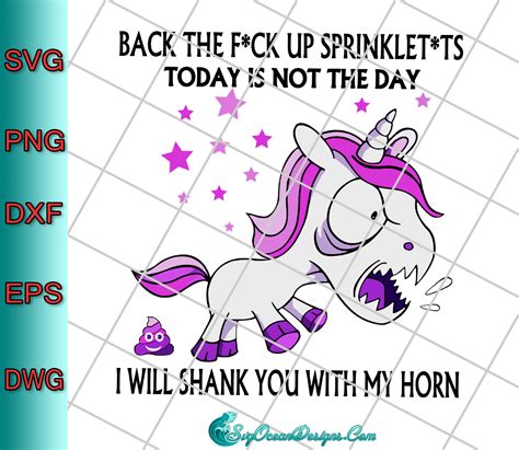 back the fuck up sprinkle tits today is not the day i will shank you